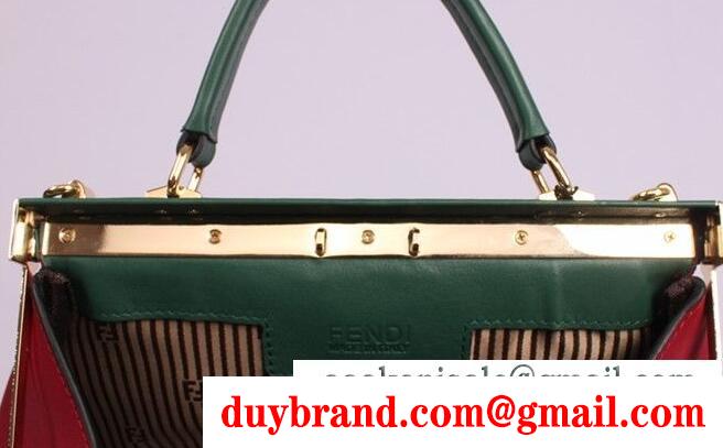 多機能のフェンディ バッグ ショルダー 激安大特価定番人気なfendi 赤と緑色の女性ハンドバッグ