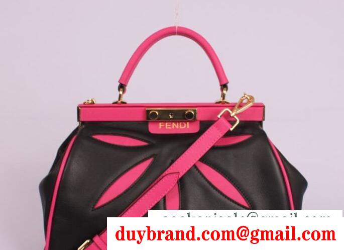 爆買い定番人気なFENDI 女性2wayハンドバッグ レッド色の大収納なフェンディ バッグ コピー