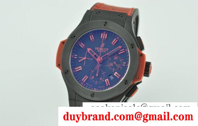 サファイアクリスタル風防 日付表示のウブロ hublot コピー クラシック フュージョン チタニウム クロノグラフ 521.nx.1171.rx 自動巻き グレー オレンジ メンズ腕時計