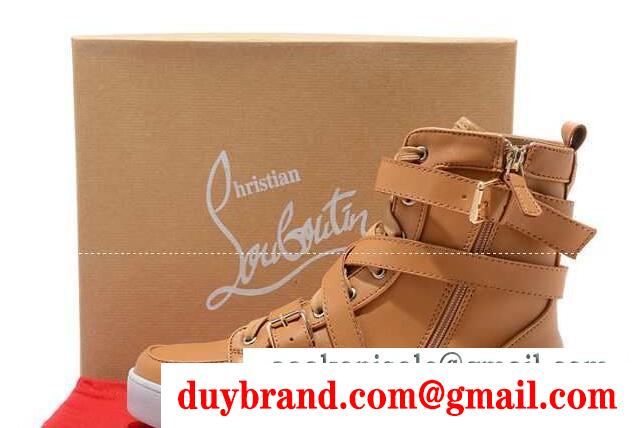 CHRISTIAN louboutin お買い得大人気なルブタン コピー ブラウン メンズカジュアルスニーカー