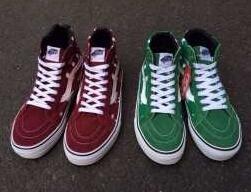 Giày thể thao tối cao nổi tiếng Nike Supreme Men Giày thể thao bình thường màu xanh lá cây và rượu vang Red 2 Colors_Supreme Supreme_ Thương hiệu giá rẻ (Lớp lớn nhất của )