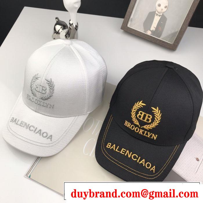 2019春夏の大注目トレンド 今っぽく新作アイテム バレンシアガ BALENCIAGA ベースボールキャップ 2色可選