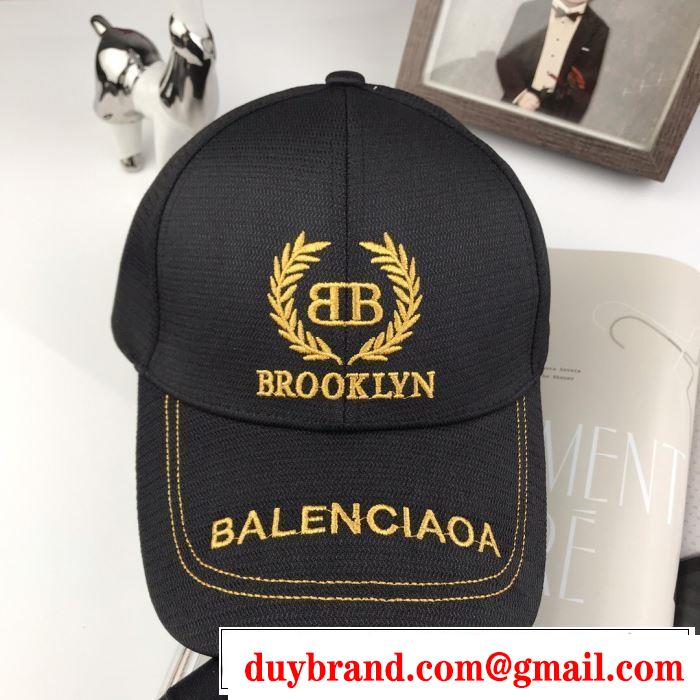 2019春夏の大注目トレンド 今っぽく新作アイテム バレンシアガ BALENCIAGA ベースボールキャップ 2色可選