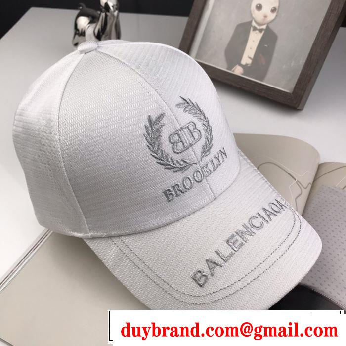 2019春夏の大注目トレンド 今っぽく新作アイテム バレンシアガ BALENCIAGA ベースボールキャップ 2色可選