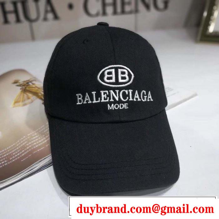 バレンシアガ BALENCIAGA ベースボールキャップ 4色可選 2019春夏トレンドアイテム 今シーズン注目のデザイン