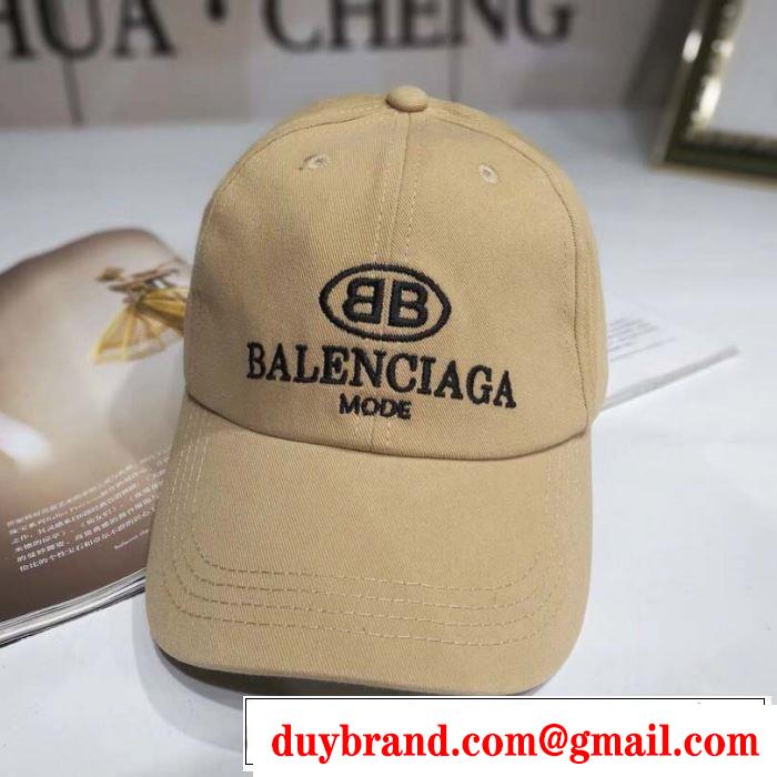 バレンシアガ BALENCIAGA ベースボールキャップ 4色可選 2019春夏トレンドアイテム 今シーズン注目のデザイン
