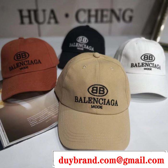 バレンシアガ BALENCIAGA ベースボールキャップ 4色可選 2019春夏トレンドアイテム 今シーズン注目のデザイン
