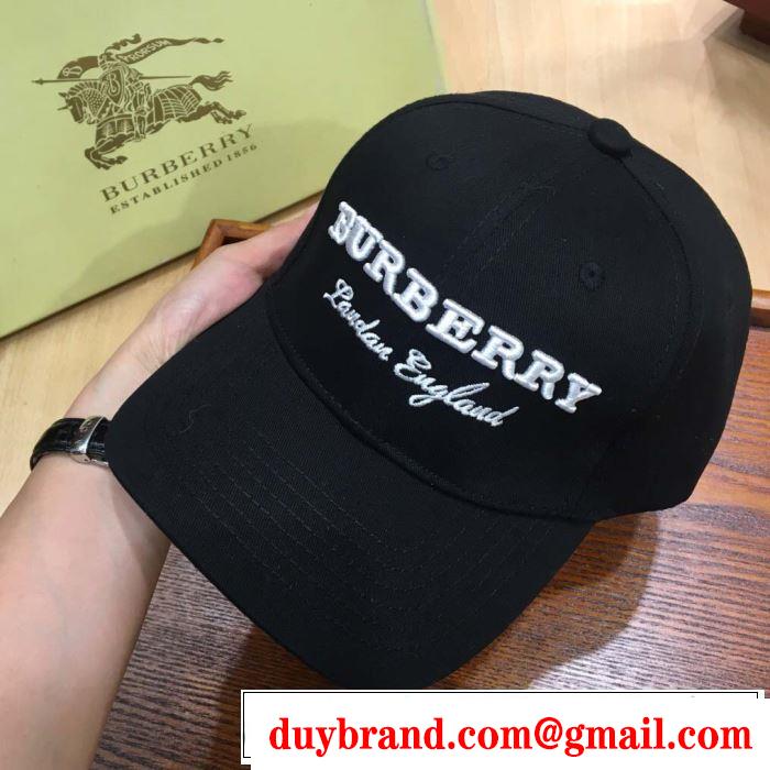バーバリー BURBERRY ベースボールキャップ 3色可選 【2019年】夏のファッション 春夏らしい爽やかさ