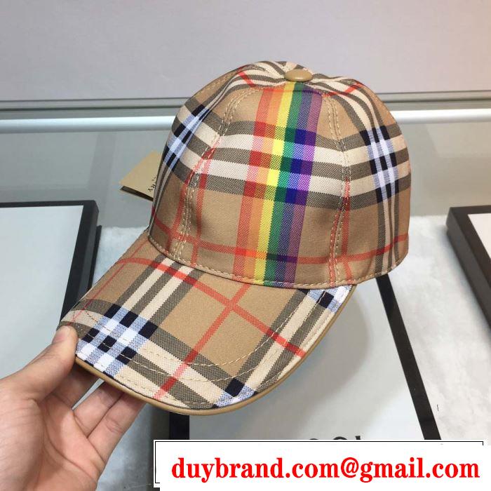 バーバリー BURBERRY ベースボールキャップ クラシカルな雰囲気 2019年春夏のトレンドアイテム