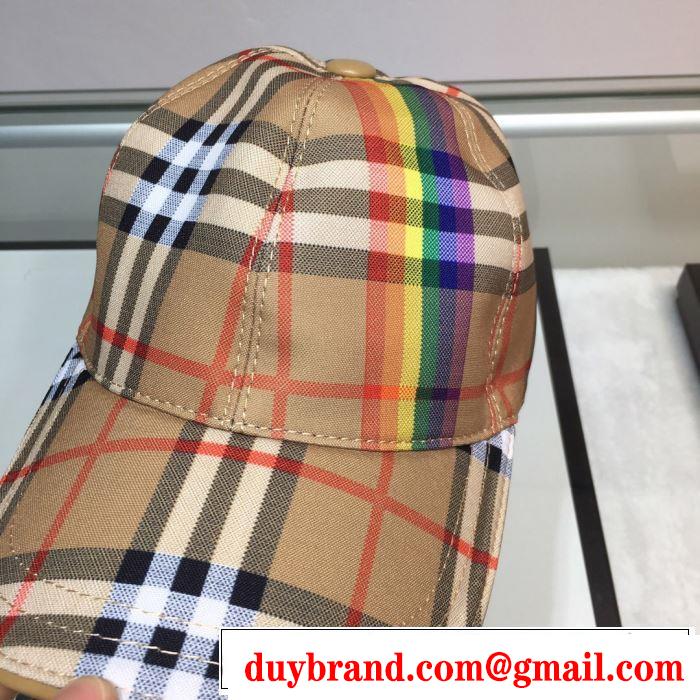 バーバリー BURBERRY ベースボールキャップ クラシカルな雰囲気 2019年春夏のトレンドアイテム
