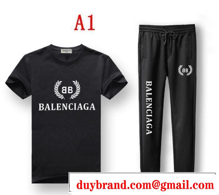 4色可選 上下セット 今季トレンドの限定アイテム 2019春夏の大注目トレンド バレンシアガ BALENCIAGA