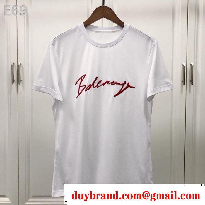 バレンシアガ BALENCIAGA 半袖Tシャツ 2色可選 2019春夏トレンドアイテム 今季流行りの人気新作