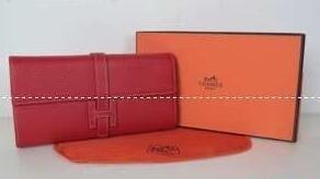 Hermes Wallet Ladies Bears Flee giá rẻ Giá đặc biệt phổ biến Hermes 2 -Fold Wallet Vo Epson M -Chicked Leather Leather Owered Oli Red Wallet _