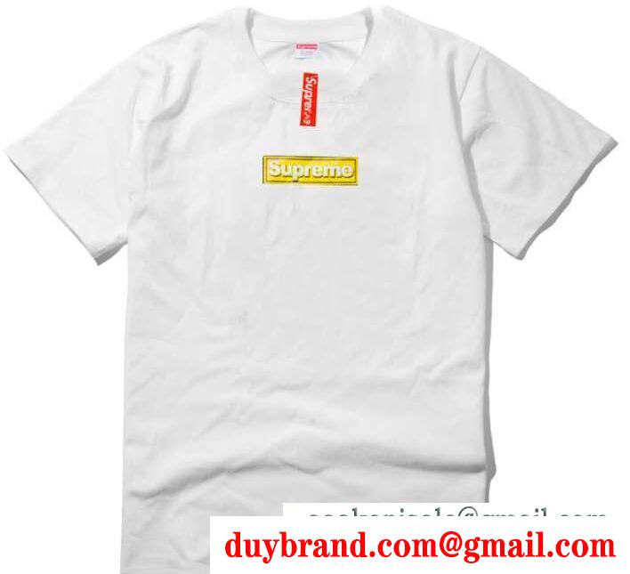 SUPREME アニバーサリー ボックスロゴ tシャツ シュプリーム グレー ブラック ホワイト3色 メンズ レディース兼用 お気に入り夏服