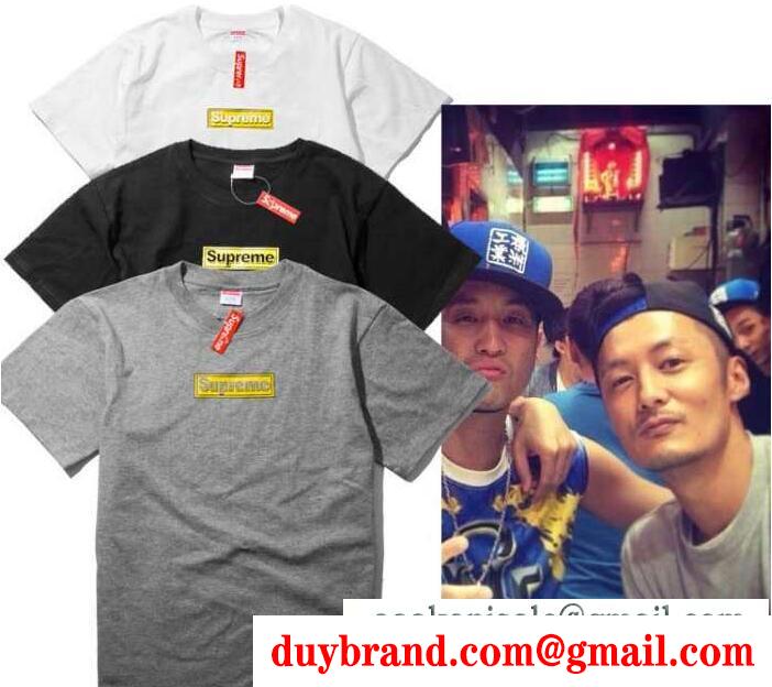 SUPREME アニバーサリー ボックスロゴ tシャツ シュプリーム グレー ブラック ホワイト3色 メンズ レディース兼用 お気に入り夏服
