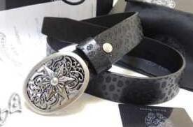 Chrome Hearts Belt Loop trái tim Chrome Clome Hearts Buckle Bạc đen Belt Super Geki Limited Sale_Krom Hearts Chrome Hearts_ Thương hiệu giá rẻ 
