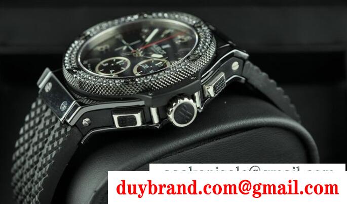 ウブロ時計 ビックバン スティール ダイヤモンド hublot 301.sx.1170.rx.1104 ブラック メンズ 腕時計