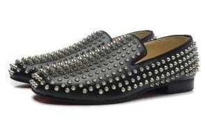 Bargain nổi tiếng Christian Louboutin Louboutin Giày nam con lăn nam Slippon _ Christian Louboutin Christian Louboutin_ Thương hiệu giá rẻ (lớn nhất )