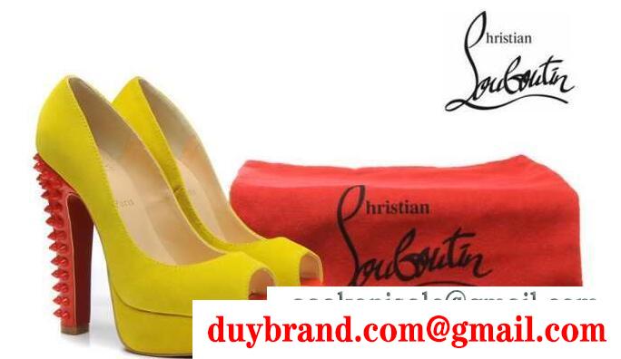 レディースルブタン コピー お得大人気なchristian louboutin ポインテッドトゥ パンプス エスカルピック イエロー