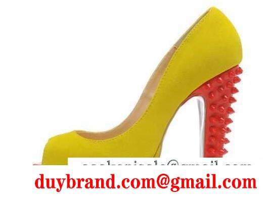 レディースルブタン コピー お得大人気なchristian louboutin ポインテッドトゥ パンプス エスカルピック イエロー