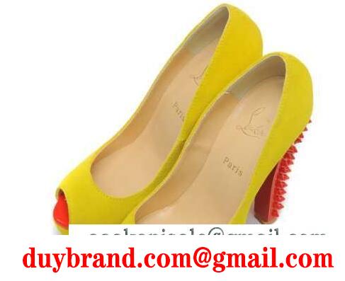 レディースルブタン コピー お得大人気なchristian louboutin ポインテッドトゥ パンプス エスカルピック イエロー