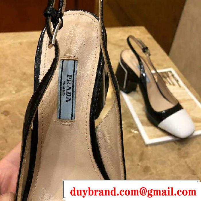 2019年の夏のマスト プラダ PRADA ハイヒール 3色可選 春夏のトレンドアイテム