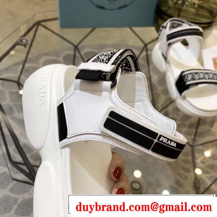 2019SSのトレンド商品  人気ストリートブランド新品プラダ PRADA サンダル 2色可選