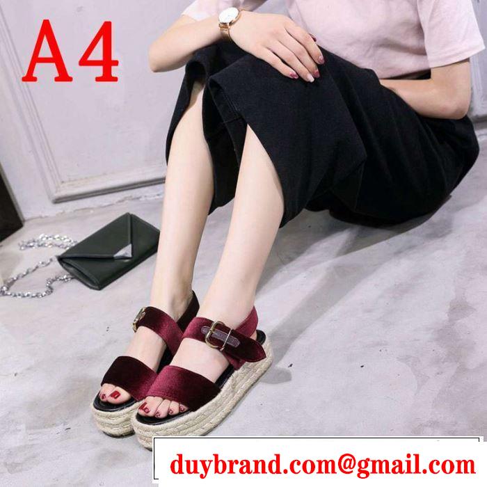 夏に良く似合うちょっと新品 プラダ PRADA サンダル 4色可選 2019春夏人気トレンドアイテム