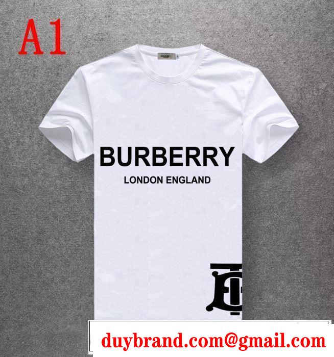 バーバリー 夏キレ味をプラス BURBERRY 多色可選 2019春夏の大注目トレンド Tシャツ/半袖