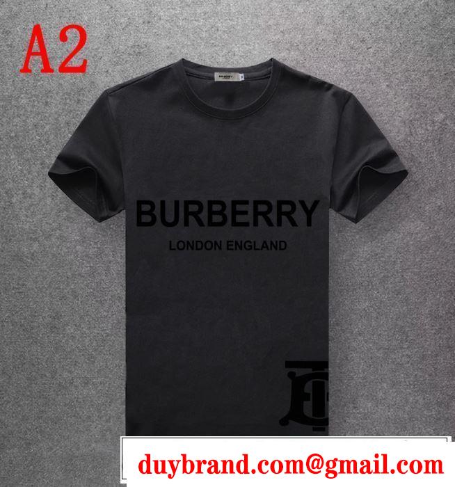 バーバリー 夏キレ味をプラス BURBERRY 多色可選 2019春夏の大注目トレンド Tシャツ/半袖