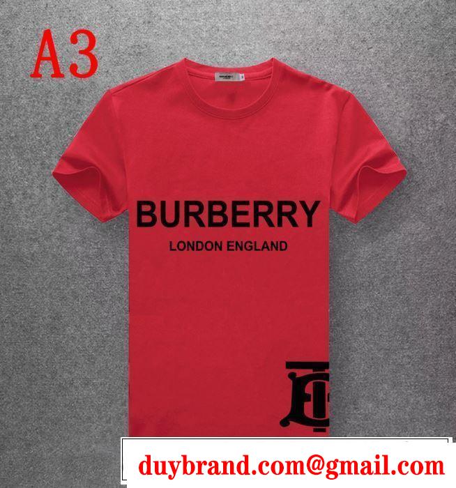 バーバリー 夏キレ味をプラス BURBERRY 多色可選 2019春夏の大注目トレンド Tシャツ/半袖