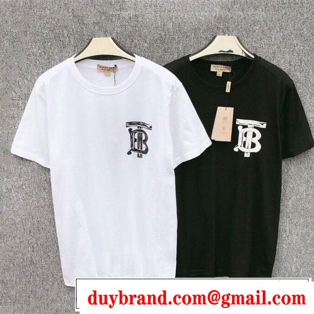 バーバリー一押し注目ブランドファション  BURBERRY 3色可選  Tシャツ/半袖 2019春夏のトレンド新商品