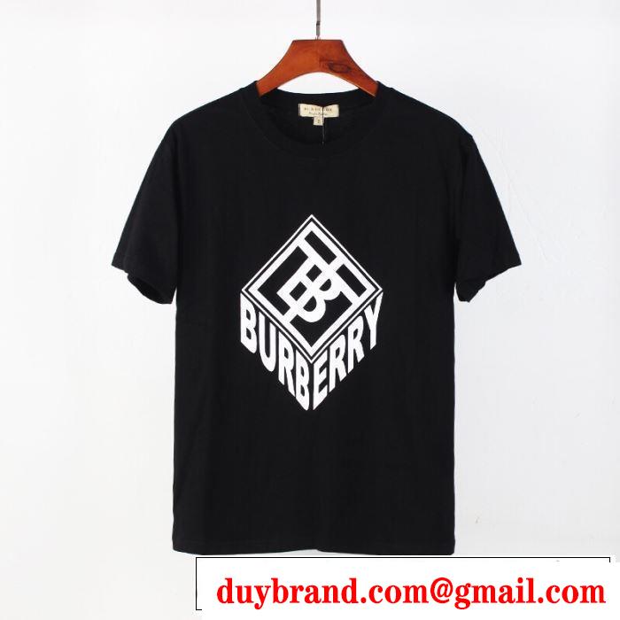 欠かせない限定アイテム バーバリー2019春夏のトレンド新商品  BURBERRY 2色可選  Tシャツ/半袖