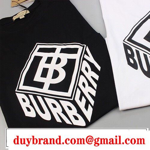 欠かせない限定アイテム バーバリー2019春夏のトレンド新商品  BURBERRY 2色可選  Tシャツ/半袖
