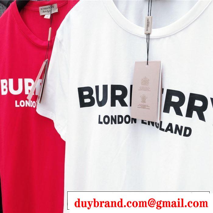 BURBERRY 2019春夏の大注目トレンド3色可選  Tシャツ/半袖まずは定番！人気アイテム バーバリー