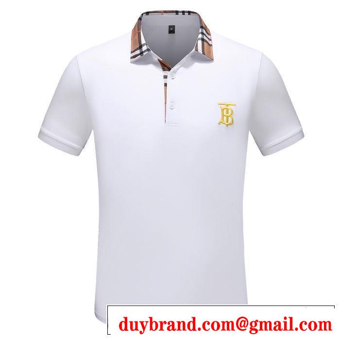 Tシャツ/半袖 最も目立ったブランド新品 バーバリー BURBERRY 2019SSのトレンド商品 2色可選