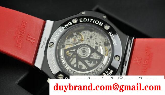  重厚感のあるHUBLOT ウブロ 腕時計 コピー 防水機能も付いて自動巻き 6針 セラミック 44.5MM