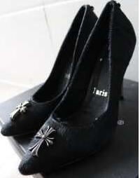 Giày Chrome Hearts Bella Chrome Hearts Ladies High Heel Pumps Black Winic Pumps Pin Heals _ Chrome Hearts Chrome Hearts_ Thương hiệu giá rẻ 