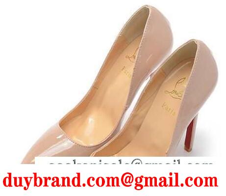 レディース christian louboutin クリスチャン ルブタン ポインテッドトゥ パンプス ベージュ ヒール高さ約10cm