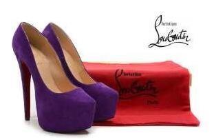 Được mua và chất lượng cao Christian Louboutin Ladies High Heal Bơm màu tím _ Christian Lubutan Christian Louboutin_ Thương hiệu giá rẻ (lớn nhất )