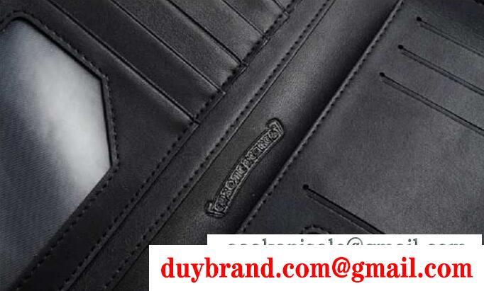 CHROME hearts クロムハーツ 長財布 rec f zip#2 bsフレア パッチ/シルバー bフレア ヘビーレザー ブラック