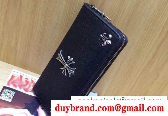 CHROME hearts クロムハーツ 長財布 ファスナー 十字架ロゴ rec f zip キルテッド セメタリー クロスシルバー chクロス