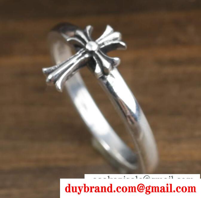 色の強いイメージのクロムハーツ CHROME HEARTS trang sức Bạc 925ペアリング人気ブランド
