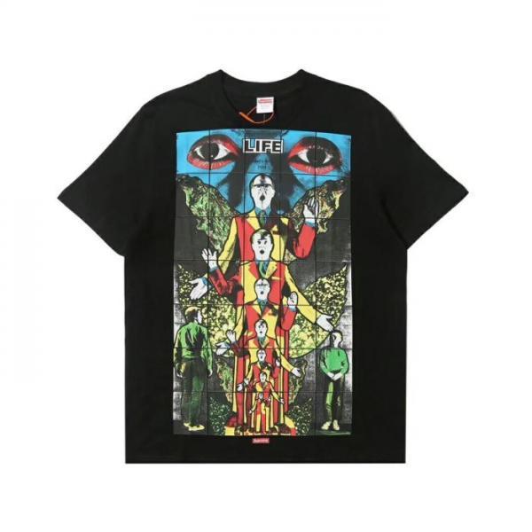 Tối cao Gilbert & Georgesupreme Life Tee Summer -giống như áo theo mùa/tay áo ngắn 2019 Mùa xuân/Mùa hè vào mùa xuân/hè vào mùa xuân/hè