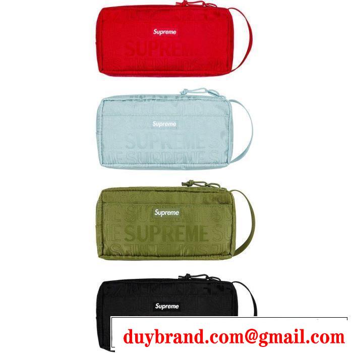 2019春夏は人気定番 SUPREME Organizer Pouch 活躍のバッグ 4色可選 今流行のストリート上品