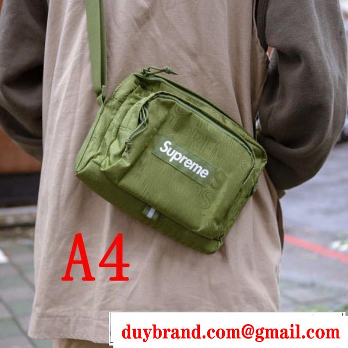 おしゃれ上級者に挑戦 Supreme 19SS 46th Shoulder Bag  シュプリーム SUPREME 4色可選  斜め掛けバッグ