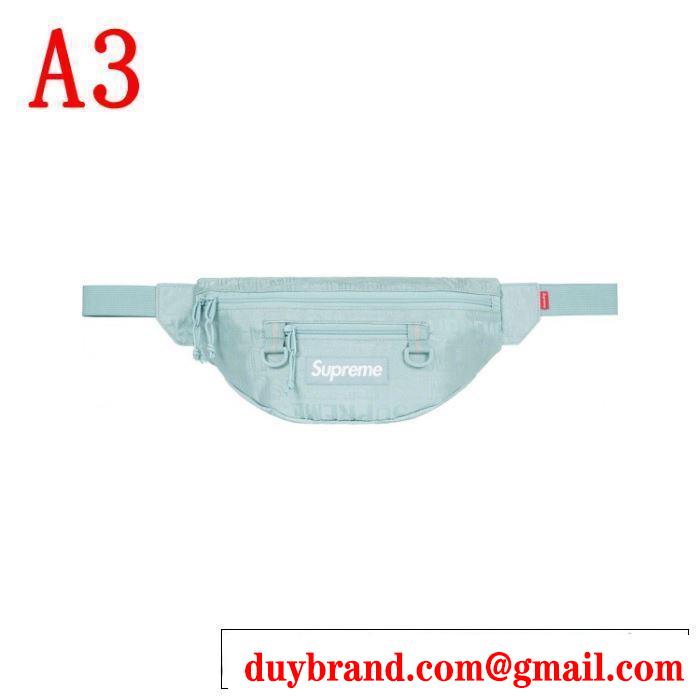 着るだけで上品なスタイル Supreme Waist Bag 19SS  4色可選  暑い今こそ活躍させたい！