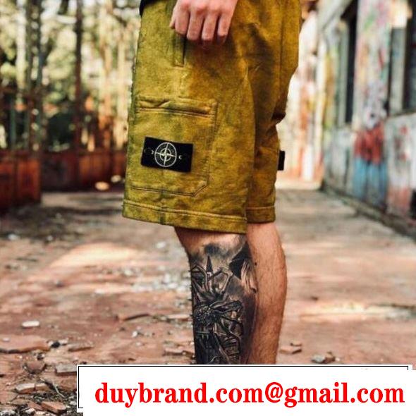 爽やかカジュアル人気 Supreme x Stone Island 19SS Sweatshort 3色可選 チノパン今期のトレンド定番アイテム