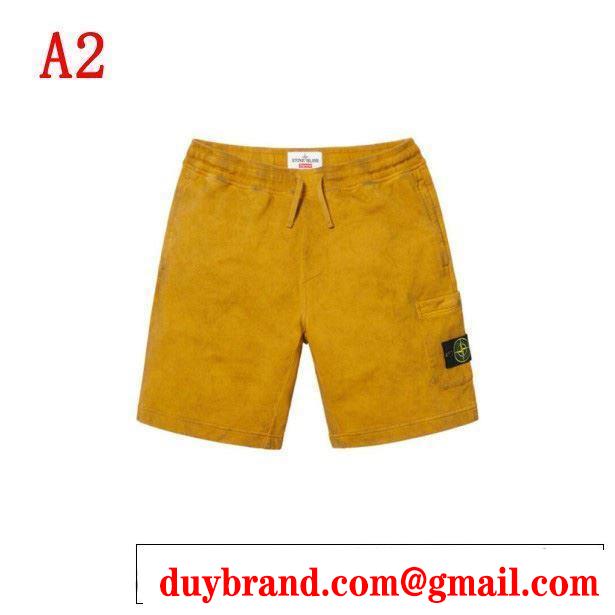 爽やかカジュアル人気 Supreme x Stone Island 19SS Sweatshort 3色可選 チノパン今期のトレンド定番アイテム