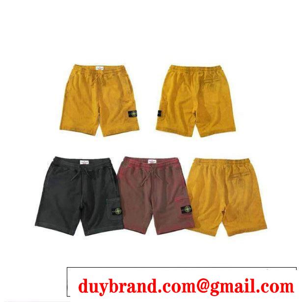 爽やかカジュアル人気 Supreme x Stone Island 19SS Sweatshort 3色可選 チノパン今期のトレンド定番アイテム